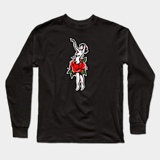 Traditional Pinup 2 Long Sleeve T-Shirt